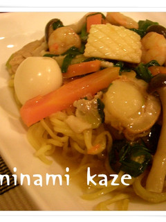 具だくさん!あんかけ焼きそば-レシピのメイン写真