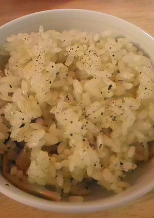 大好きなラーメン屋さんのメンマピラフ！-レシピのメイン写真