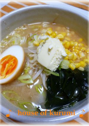 ♪胡麻味噌バターらーめん♪-レシピのメイン写真