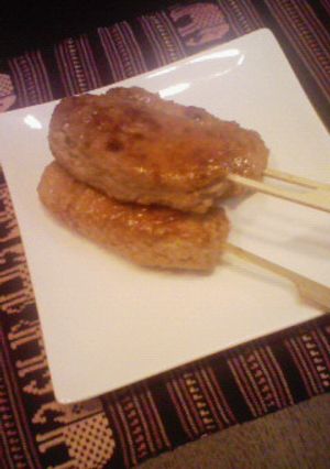 豆腐入り豚つくね串-レシピのメイン写真