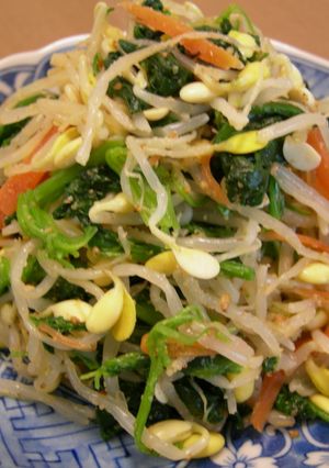 豆もやしとほうれん草のナムル-レシピのメイン写真