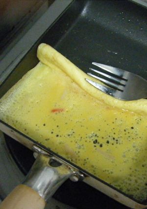 卵焼きはフォークで☆お弁当-レシピのメイン写真