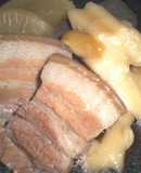 おでん 風　大根と豚三枚肉の煮物