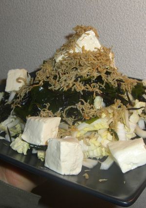 白菜和風仕立て　カリカリしらすサラダ-レシピのメイン写真