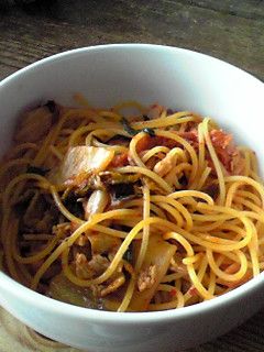 豚キムチパスタ-レシピのメイン写真