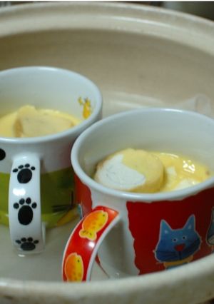 土鍋で作るふわとろ豆腐の茶わん蒸し-レシピのメイン写真