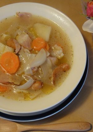 押麦入りほっこり優しいスープ★-レシピのメイン写真