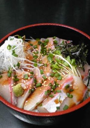 ハマチのトロトロ激うま簡単!海鮮丼!-レシピのメイン写真