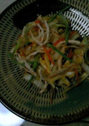 裂きイカと白菜の韓国風-レシピのメイン写真