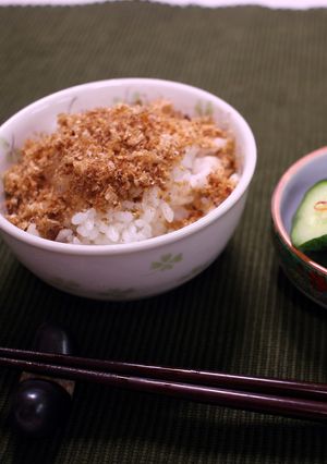 ダシ殻で作る♪美味しいカツオのふりかけ-レシピのメイン写真