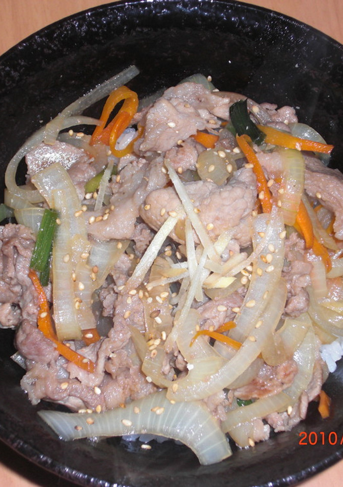 激うま☆簡単☆我が家の豚丼！-レシピのメイン写真