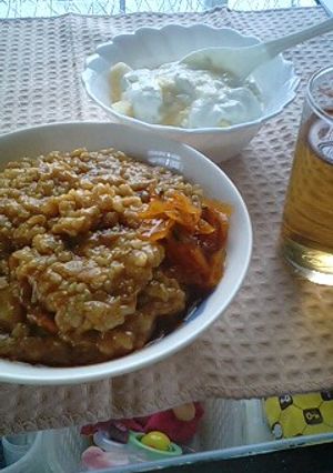 カレーの残りで★カレーチーズリゾット-レシピのメイン写真