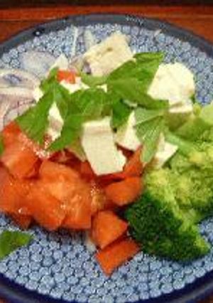 夏の豆腐サラダ-レシピのメイン写真