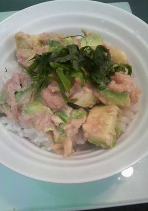 カフェ飯風☆アボカド明太子ごはん-レシピのメイン写真