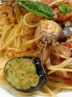 シャコのトマトソーススパゲティ-レシピのメイン写真