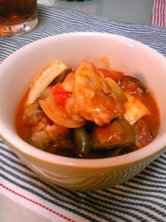 鶏のトマト煮込み-レシピのメイン写真