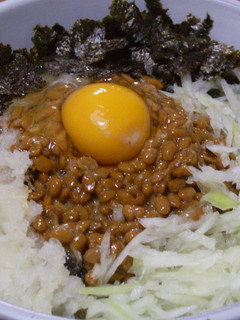 簡単ヘルシー 玉ねぎ入り おろし納豆そば-レシピのメイン写真