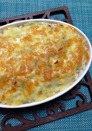 長いもとはんぺんのねぎ味噌グラタン-レシピのメイン写真