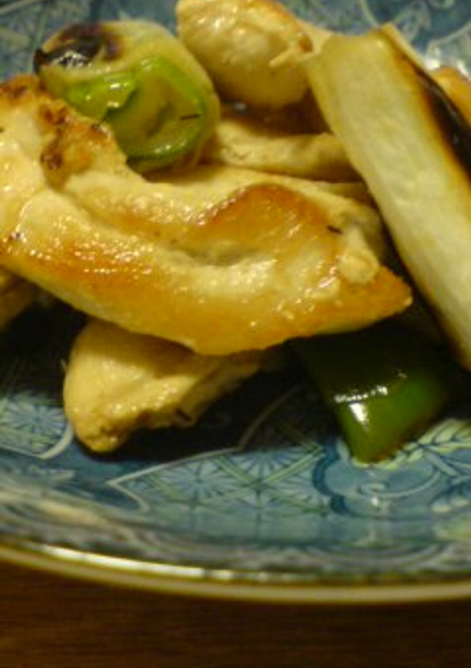 長葱と鶏肉の焼き浸し-レシピのメイン写真