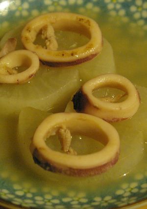 イカ大根 にんにく七味-レシピのメイン写真