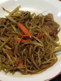 牛肉とキンピラ炒め-レシピのメイン写真