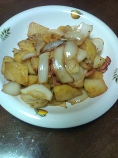 じゃがいもとベーコンのカレー炒め-レシピのメイン写真