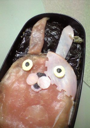 キャラ弁☆ウサビッチ弁当!キレネンコ編-レシピのメイン写真