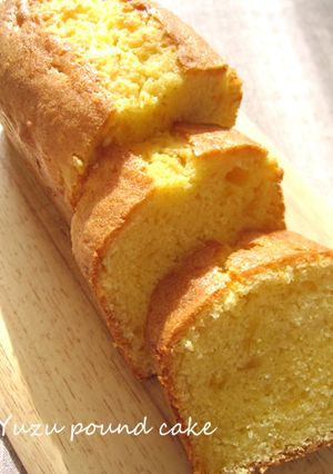 ホットケーキミックスで柚子パウンド♡-レシピのメイン写真