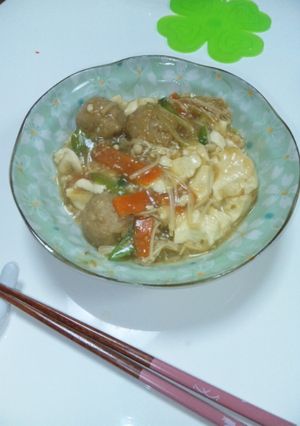 ☆簡単☆肉団子と豆腐のとろ〜りあんかけ-レシピのメイン写真