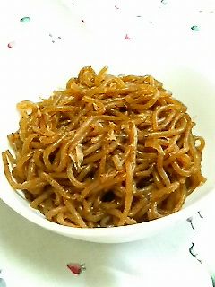 糸こんにゃく 鰹削り節の炒め煮☆-レシピのメイン写真