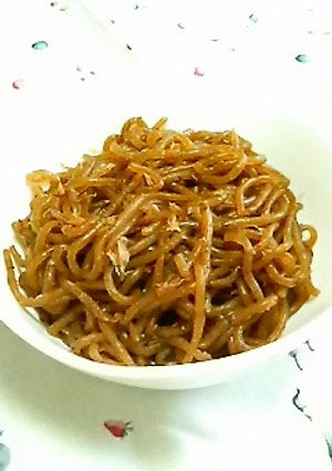 糸こんにゃく 鰹削り節の炒め煮☆-レシピのメイン写真