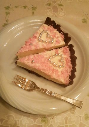 バレンタイン☆レアチーズココアタルト-レシピのメイン写真