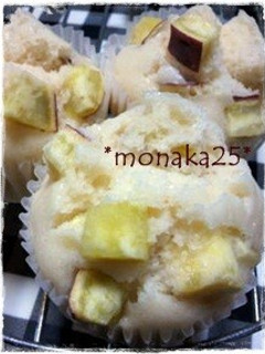 *もっちもち*さつまいも蒸しパン♪-レシピのメイン写真