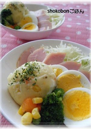 食堂のハムサラダ-レシピのメイン写真