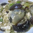 しいたけと長ネギのくずし豆腐あん