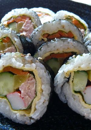 簡単！韓国のり巻！キンパ！～참치김밥～-レシピのメイン写真