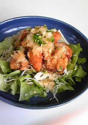 鶏の唐揚☆おろしポン酢(わさび入)で-レシピのメイン写真