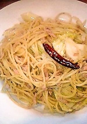 キャベツの甘酢漬けとツナのパスタ-レシピのメイン写真