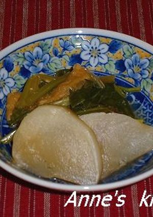 シンプル！かぶと油揚げの煮物-レシピのメイン写真