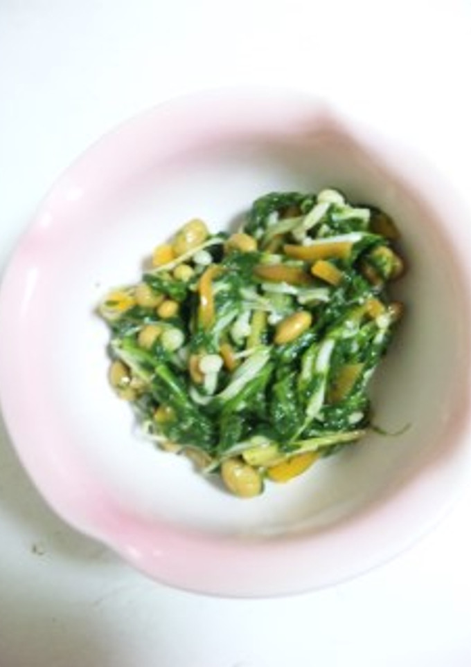 ほうれん草と納豆合え-レシピのメイン写真