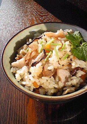こくうまっ☆干し椎茸と豚肉の炊き込みご飯-レシピのメイン写真