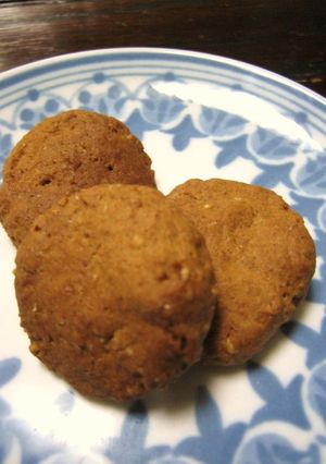 全粒粉のカラメルジンジャークッキー-レシピのメイン写真