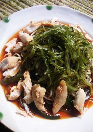 野菜ジュースつゆdeぶっかけソバ-レシピのメイン写真