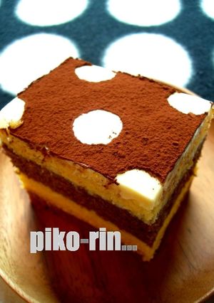 ■水玉&シマシマ■ホワイトチョコケーキ■-レシピのメイン写真
