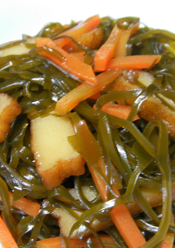 切昆布とさつま揚げの煮物-レシピのメイン写真