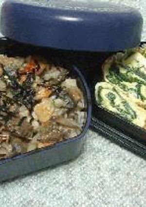 鰻ごぼう混ぜご飯弁当-レシピのメイン写真