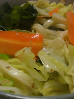 一人暮らしの野菜うどん-レシピのメイン写真