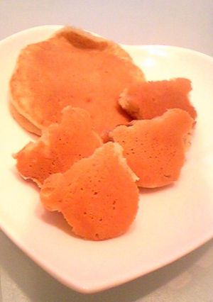 息子が初めてガッツいた!バナナパンケーキ-レシピのメイン写真