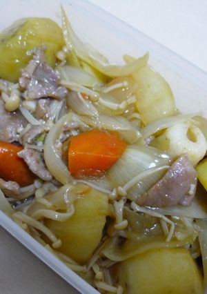 お弁当おかず♥フライパンde肉じゃが-レシピのメイン写真