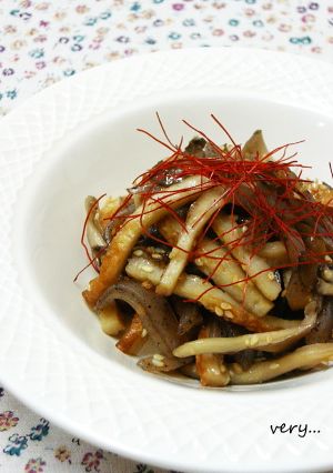 低カロ＊こんにゃくと竹輪、舞茸のきんぴら-レシピのメイン写真